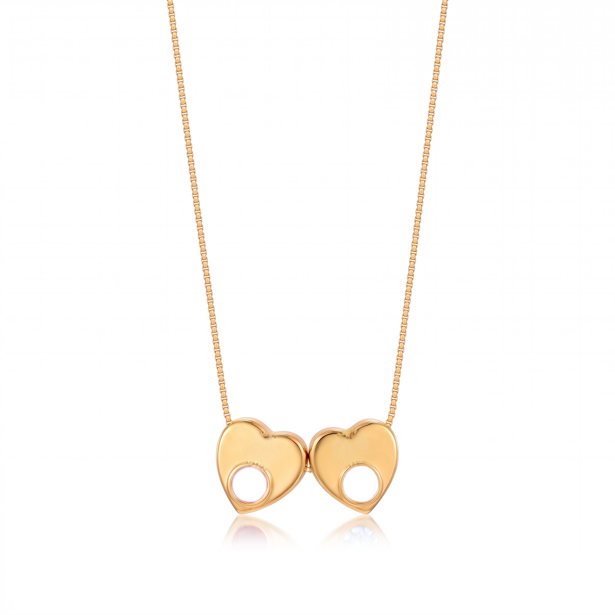 Initial Birthstone Necklace "Lila"
