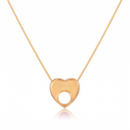 Initial Birthstone Necklace "Lila"