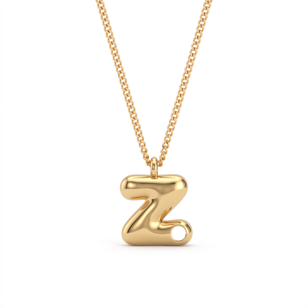 Initial Birthstone Necklace "Faye"