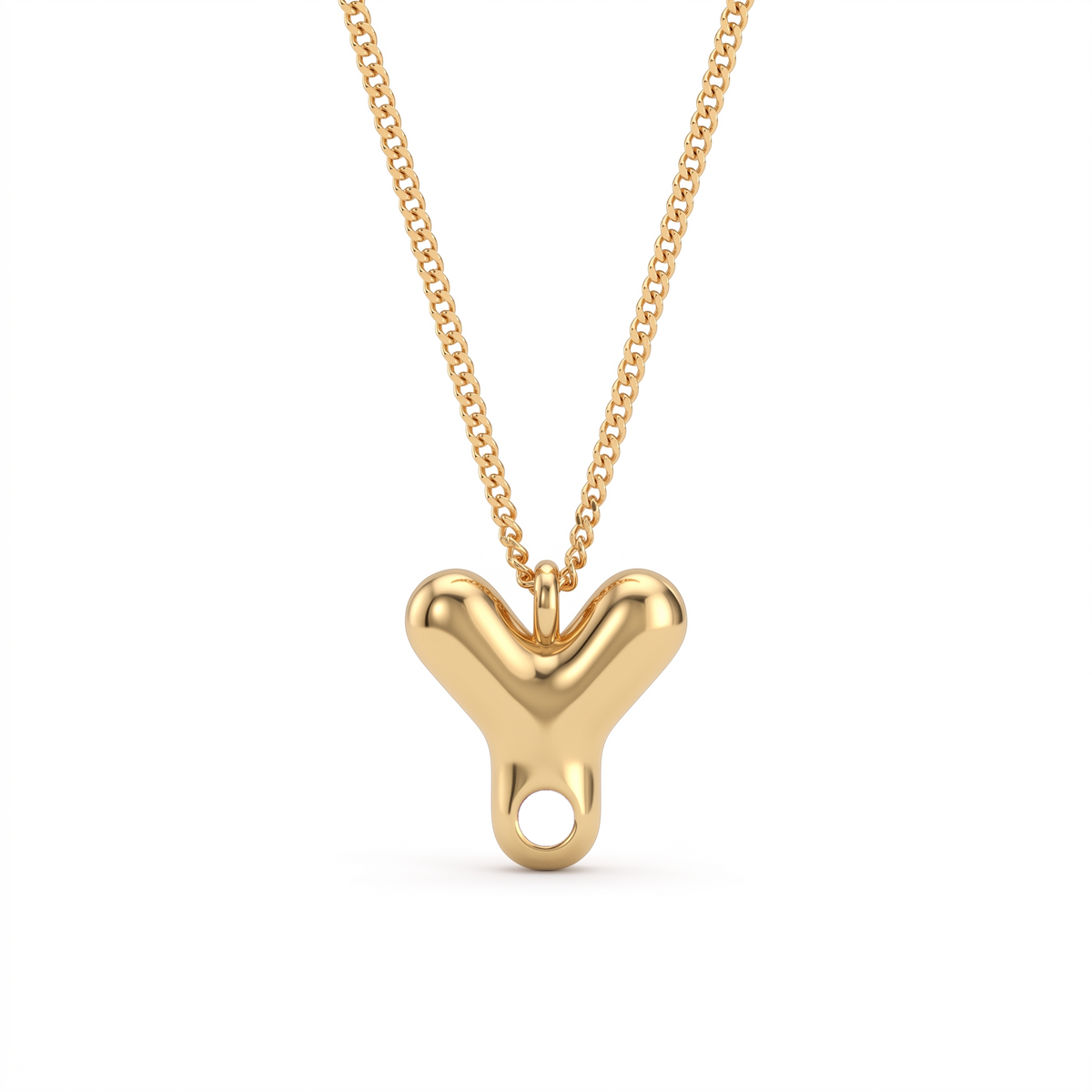 Initial Birthstone Necklace "Faye"