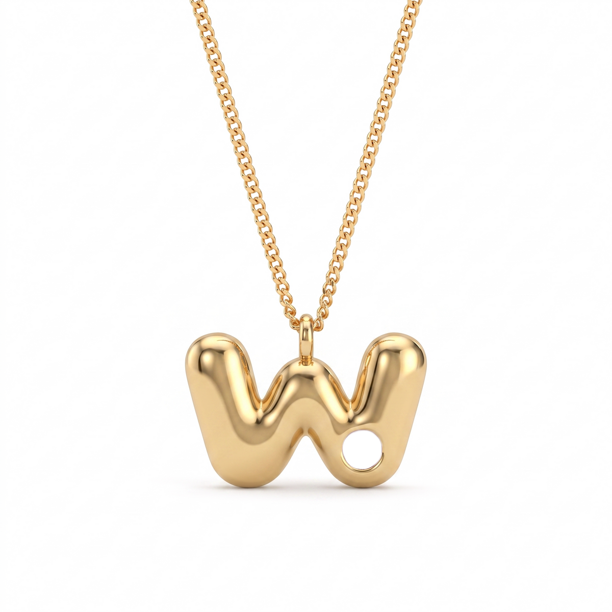 Initial Birthstone Necklace "Faye"