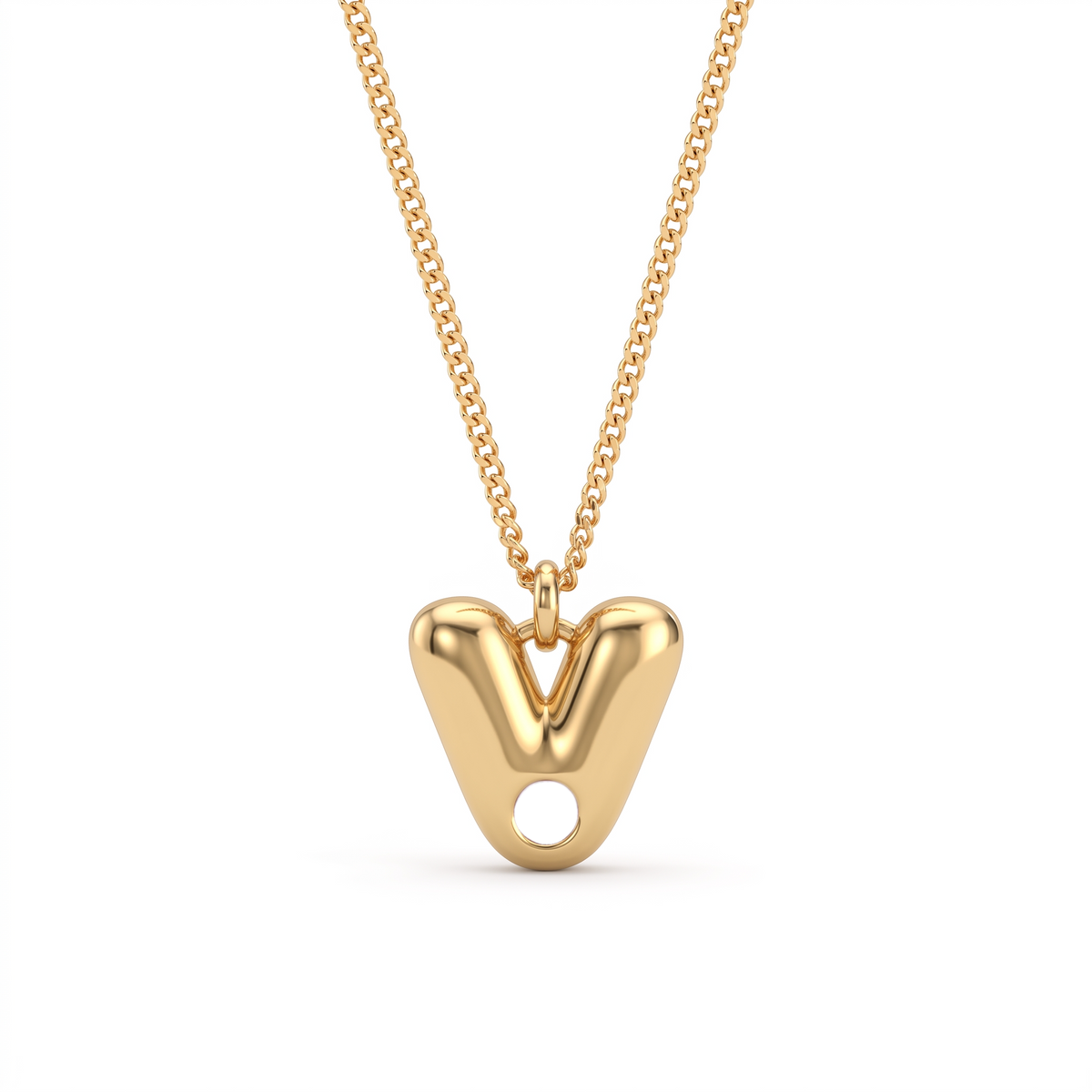 Initial Birthstone Necklace "Faye"