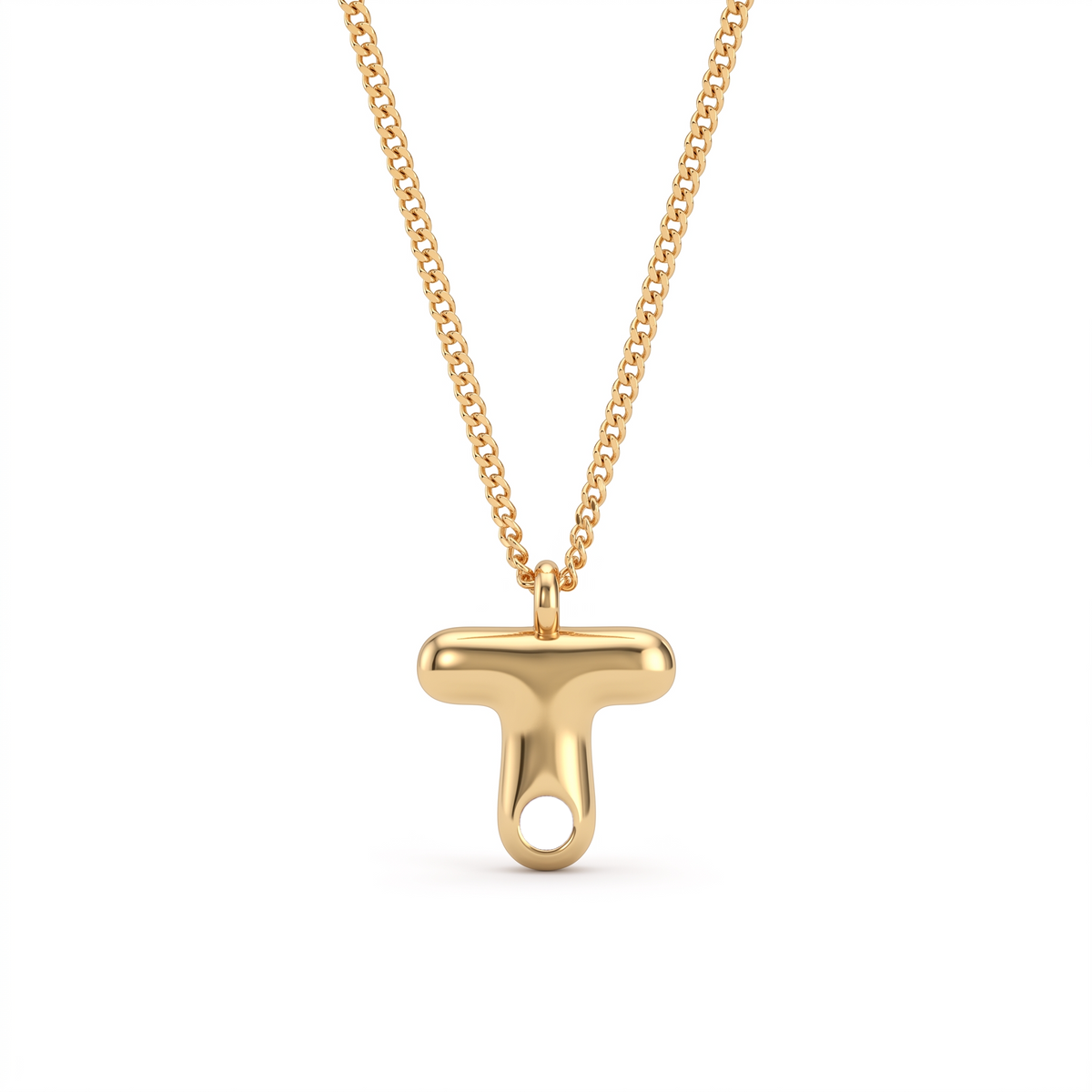 Initial Birthstone Necklace "Faye"