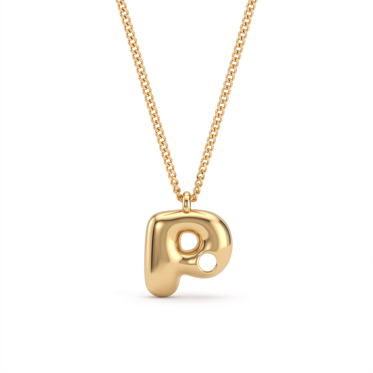 Initial Birthstone Necklace "Faye"