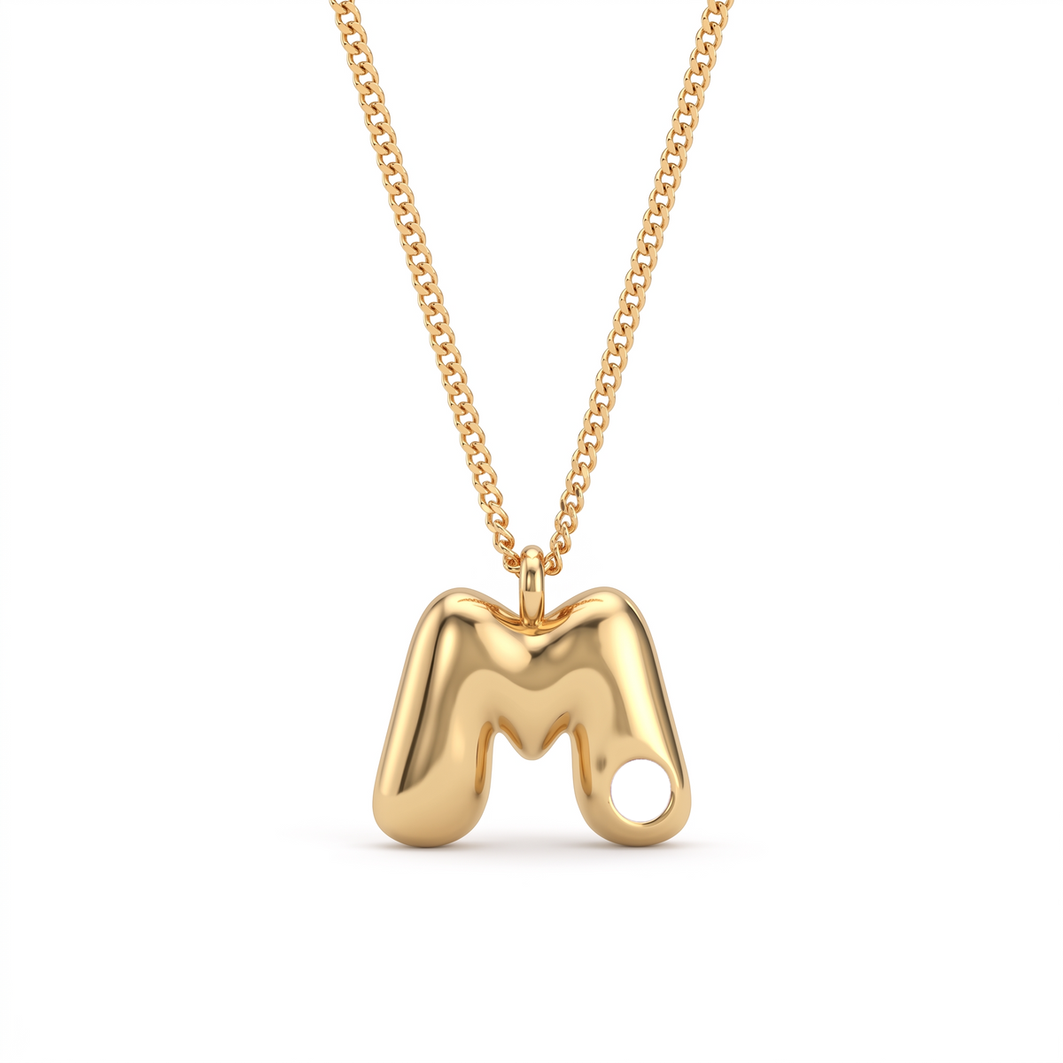 Initial Birthstone Necklace "Faye"
