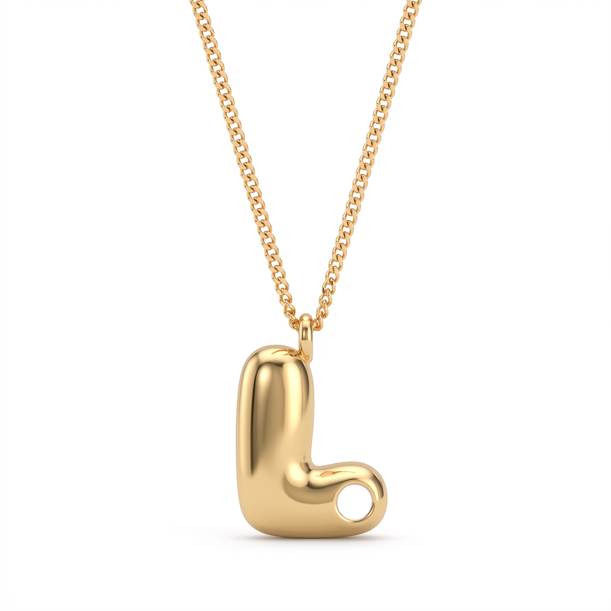 Initial Birthstone Necklace "Faye"