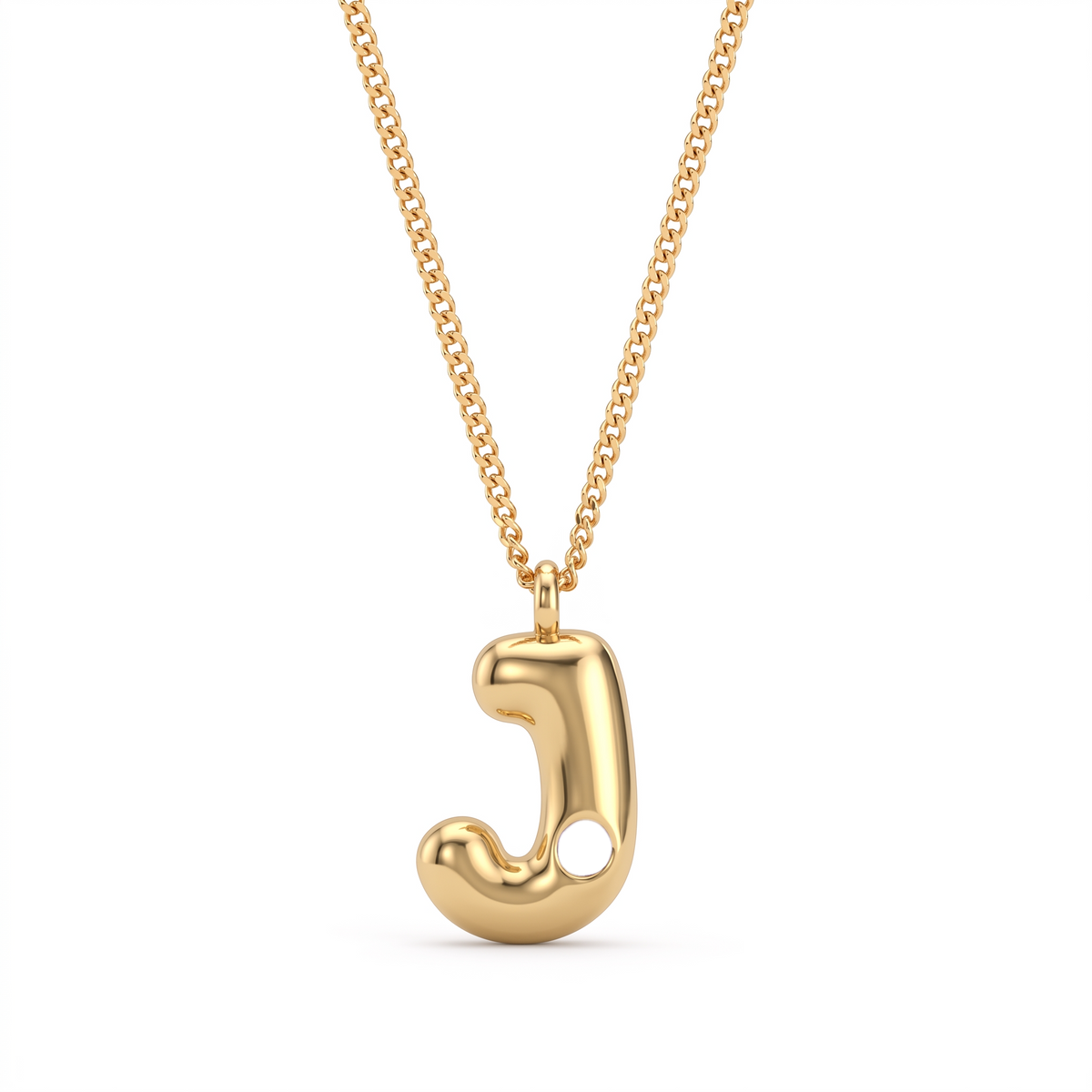 Initial Birthstone Necklace "Faye"