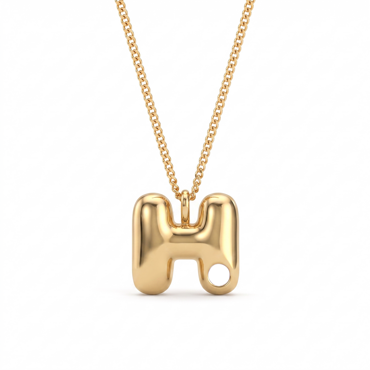 Initial Birthstone Necklace "Faye"