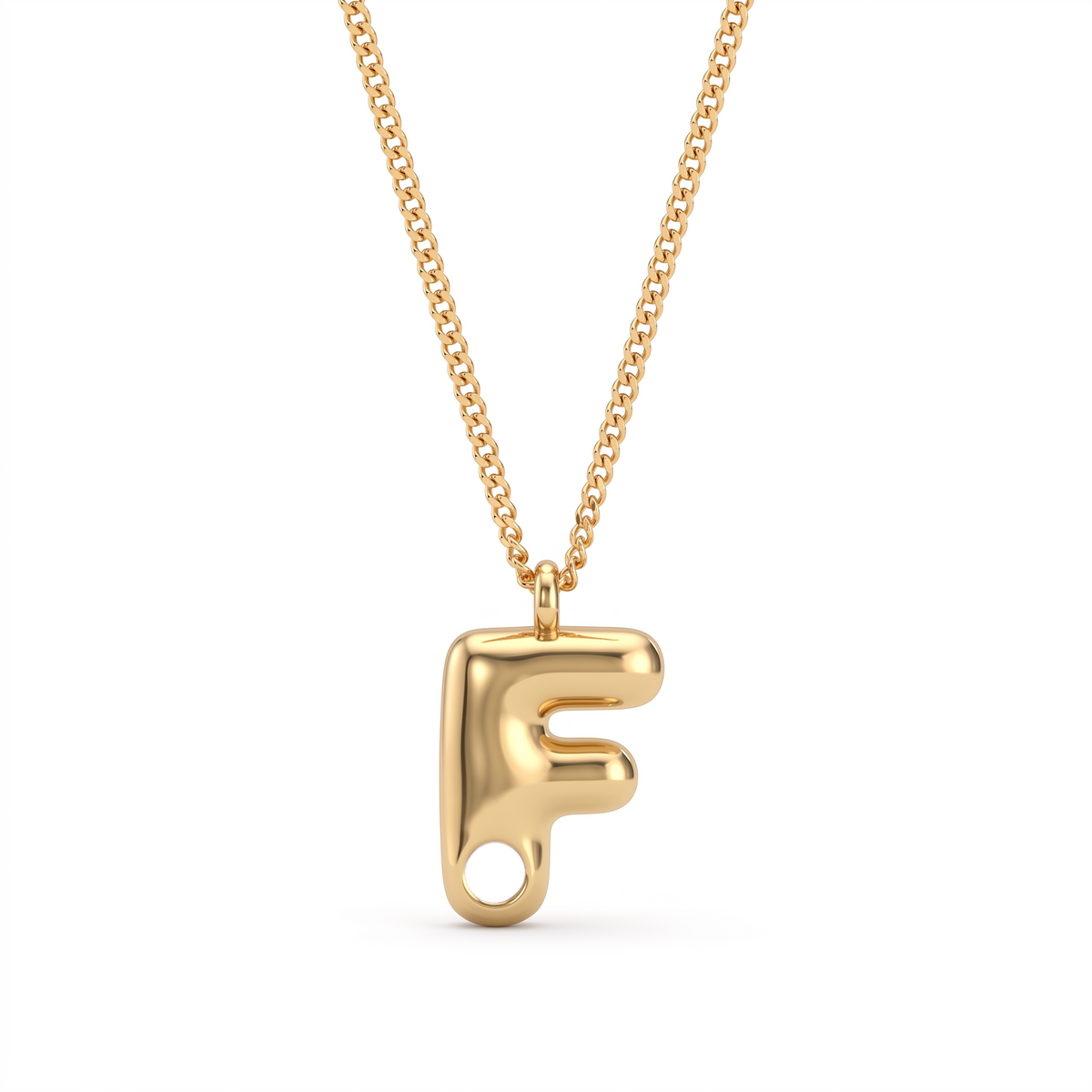 Initial Birthstone Necklace "Faye"