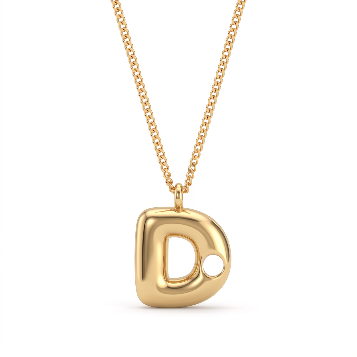Initial Birthstone Necklace "Faye"