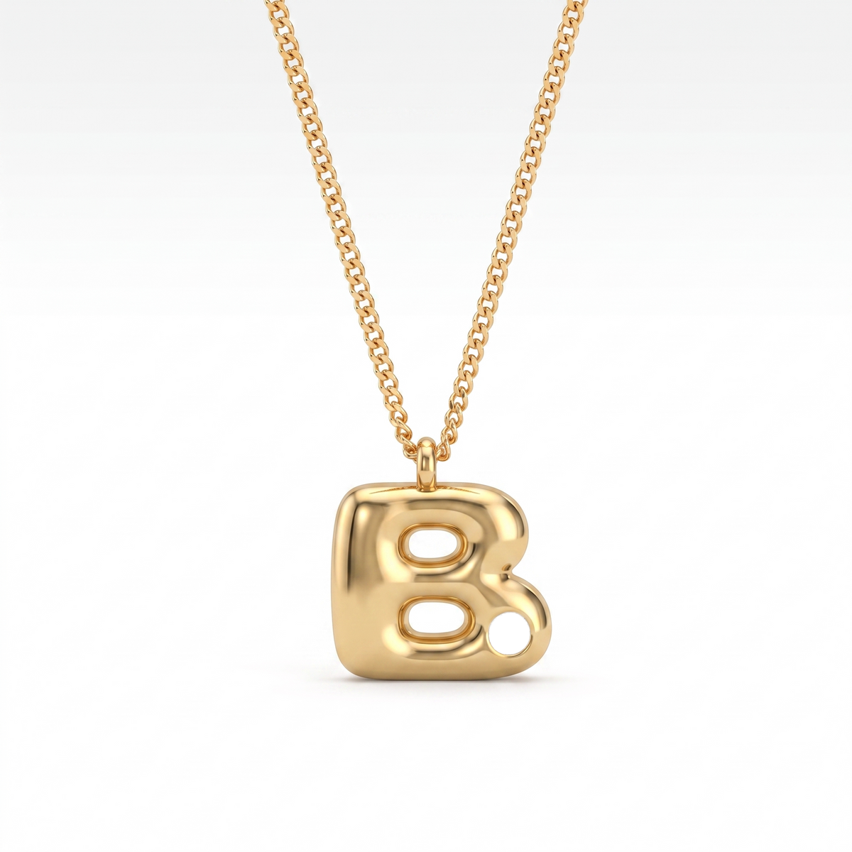 Initial Birthstone Necklace "Faye"