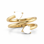 Adjustable BirthStone Ring "Seren"
