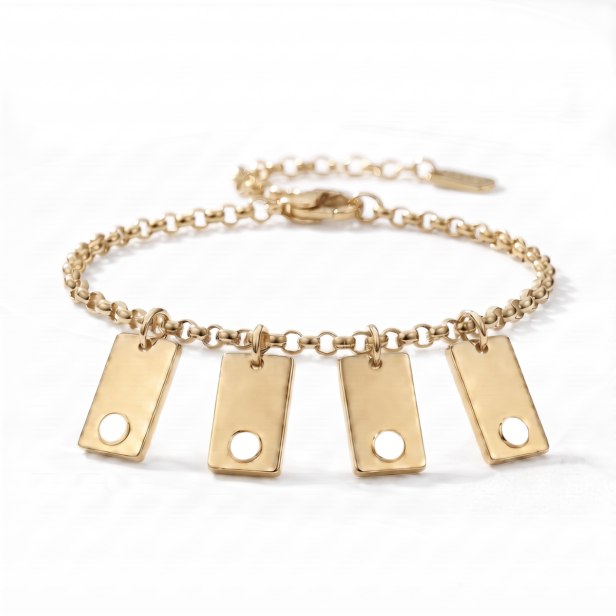 Initial Birthstone Bracelet "Nova"