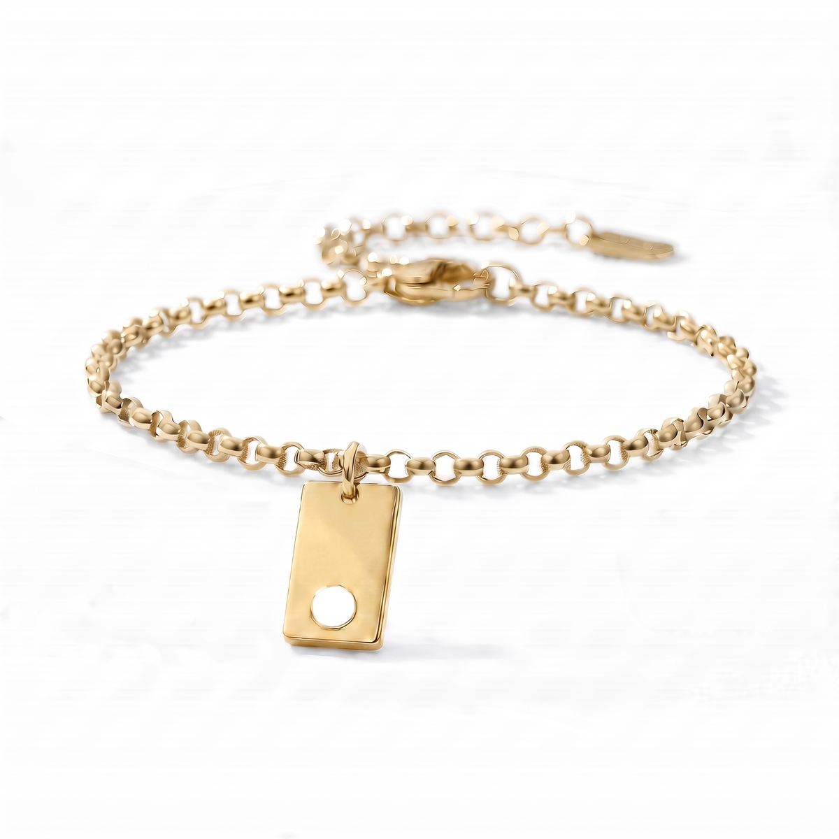 Initial Birthstone Bracelet "Nova"