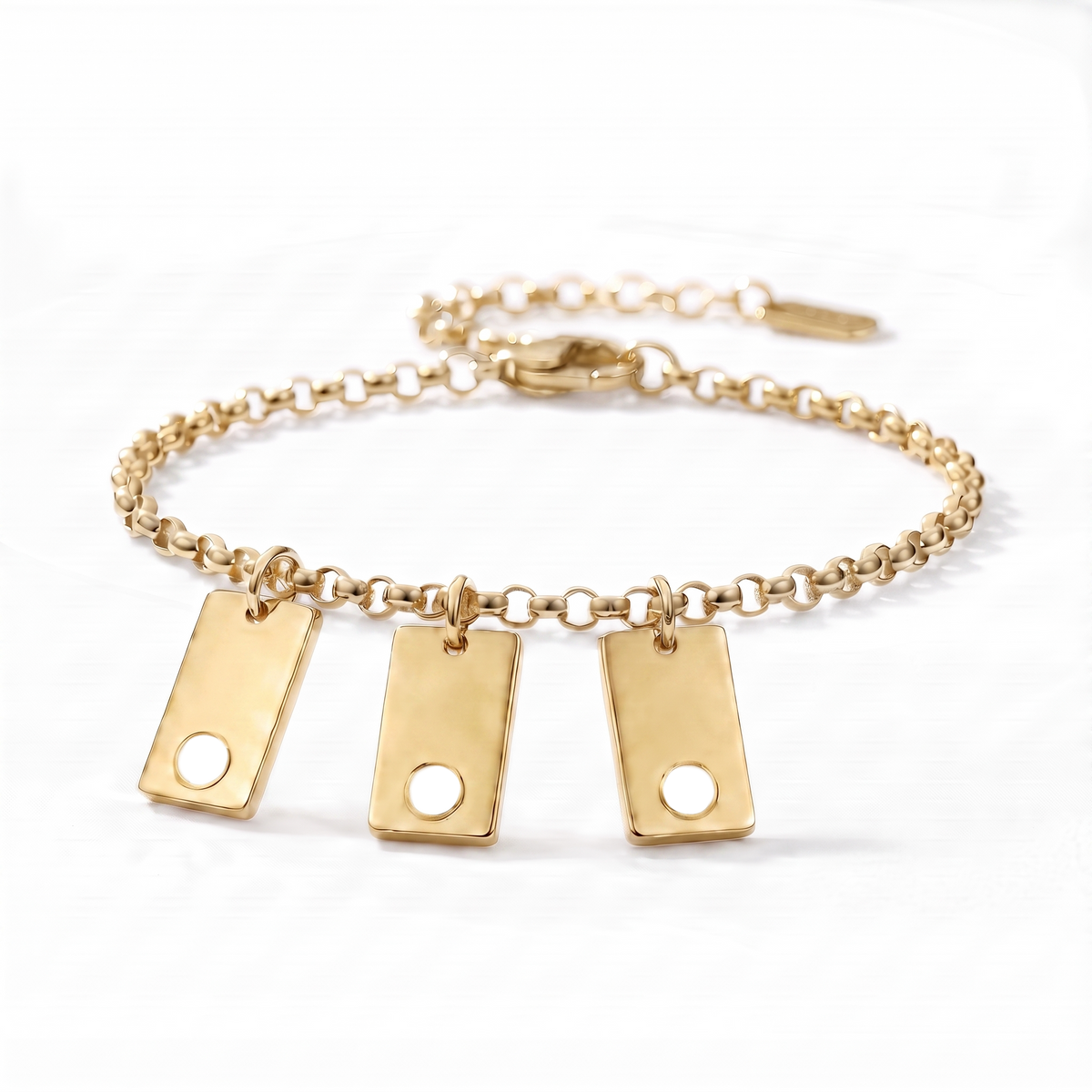 Initial Birthstone Bracelet "Nova"