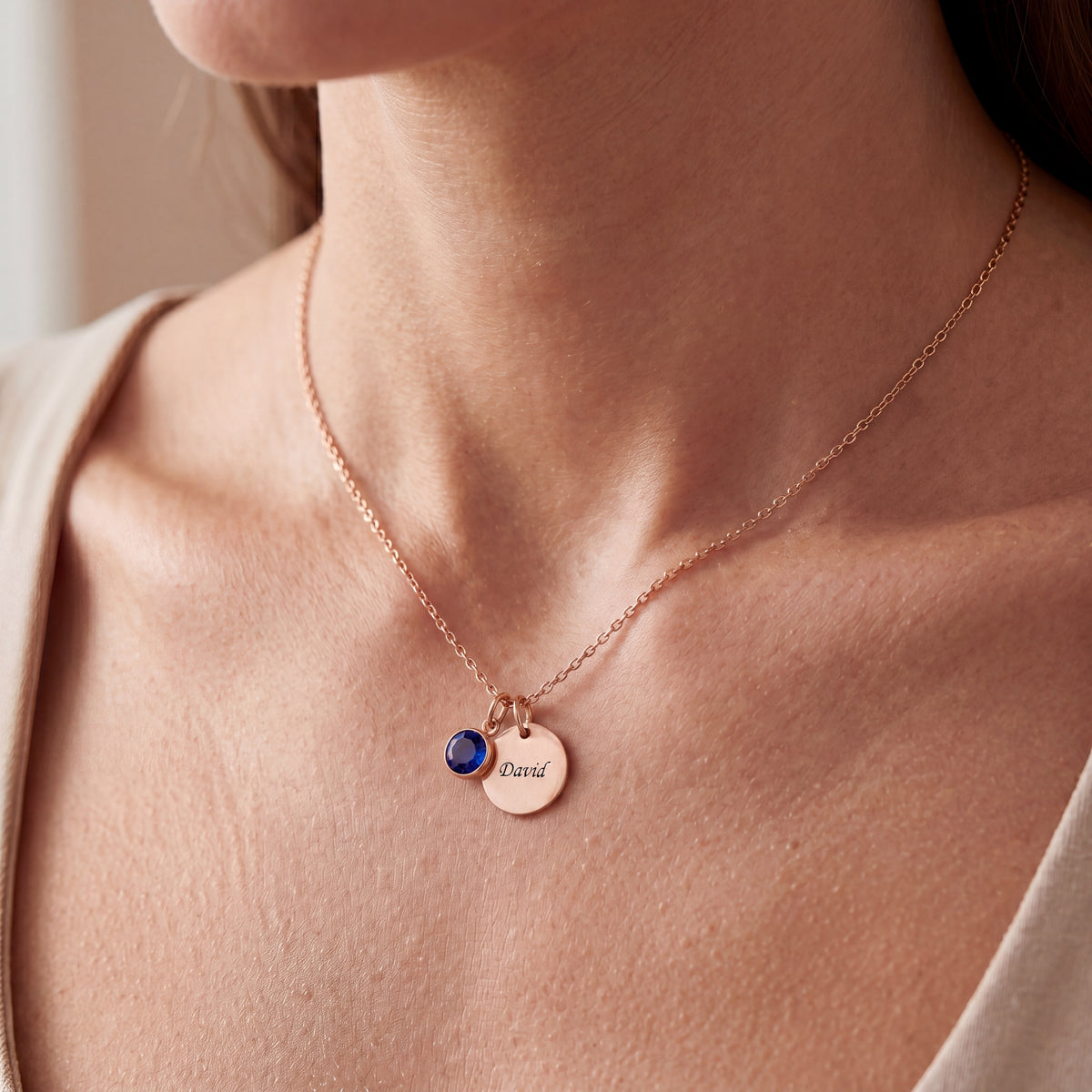 BirthStone Necklace "Ember"