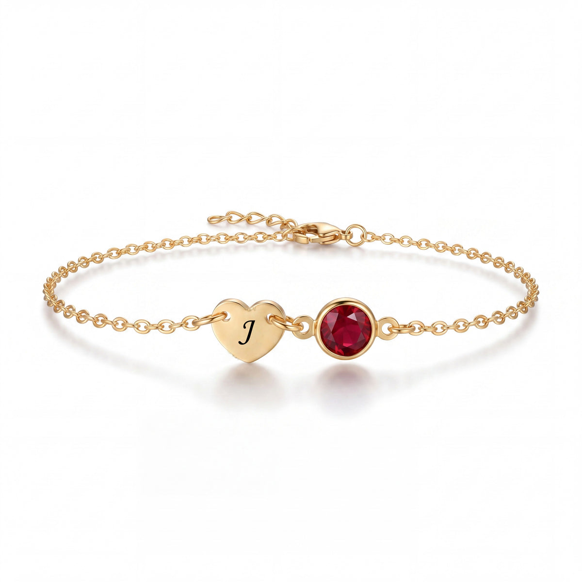 Initial BirthStone Bracelet "Mira"
