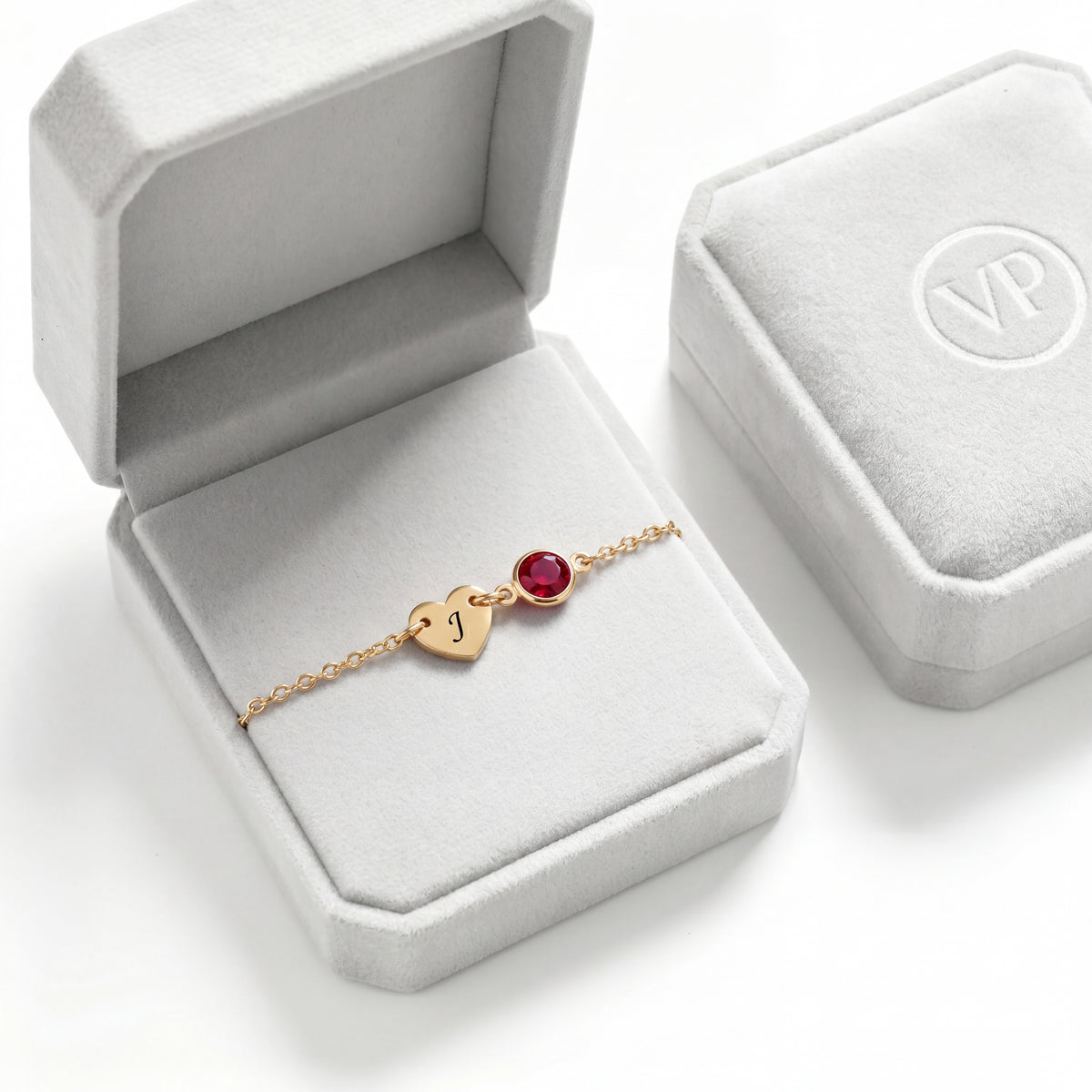 Initial BirthStone Bracelet "Mira"
