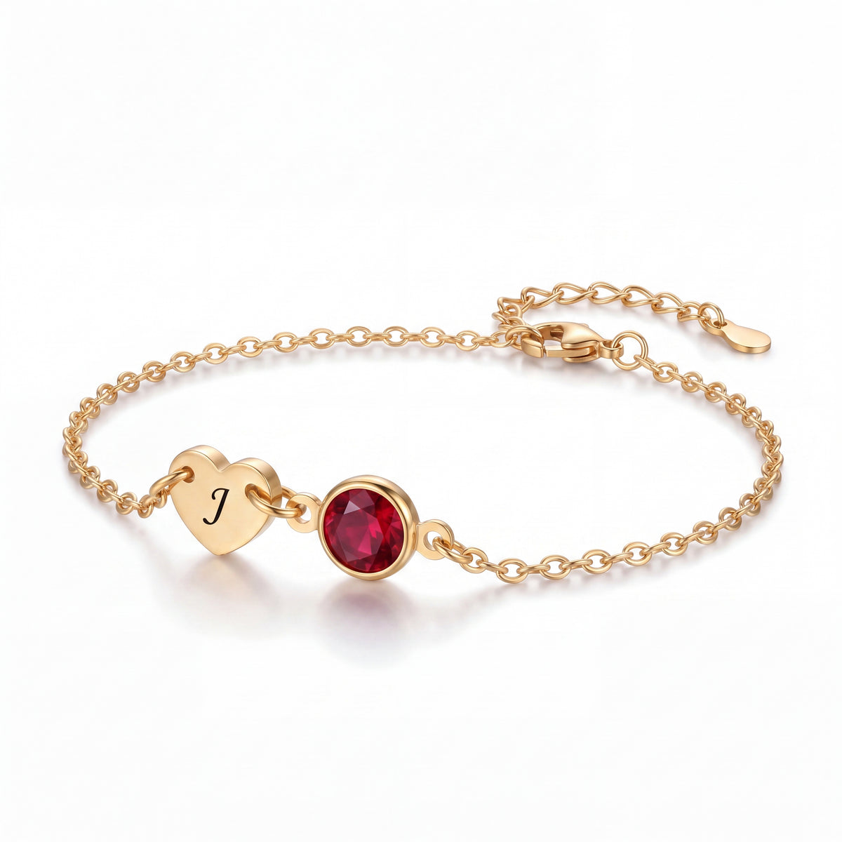 Initial BirthStone Bracelet "Mira"