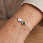 Initial BirthStone Bracelet "Mira"