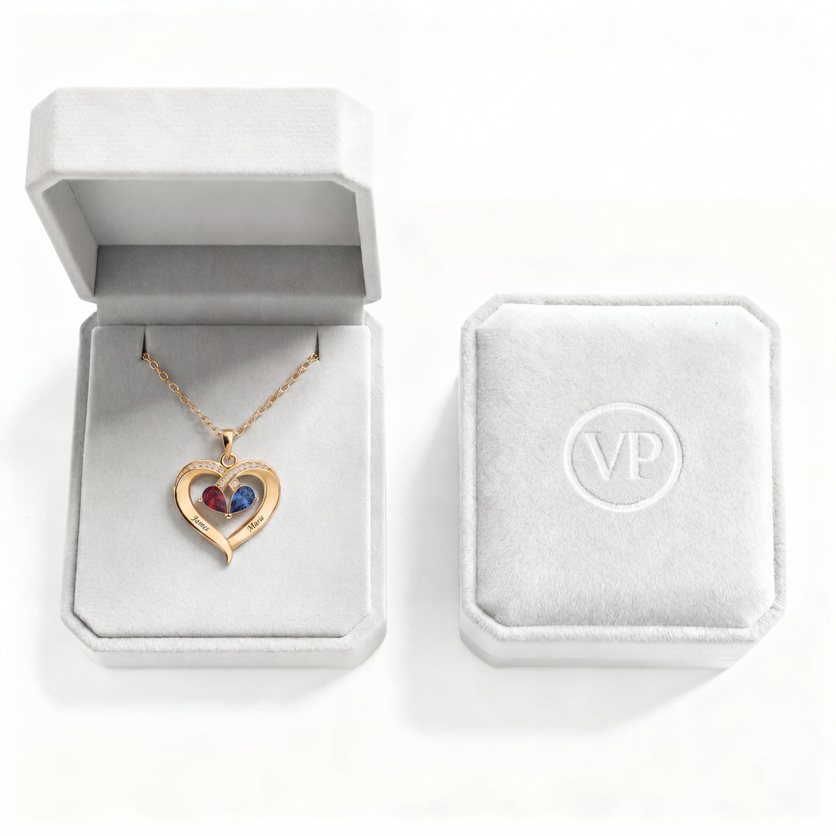 BirthStone Necklace "Duo"