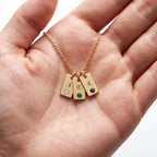 Initial BirthStone Necklace "Nova"