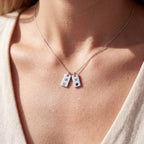 Initial BirthStone Necklace "Nova"