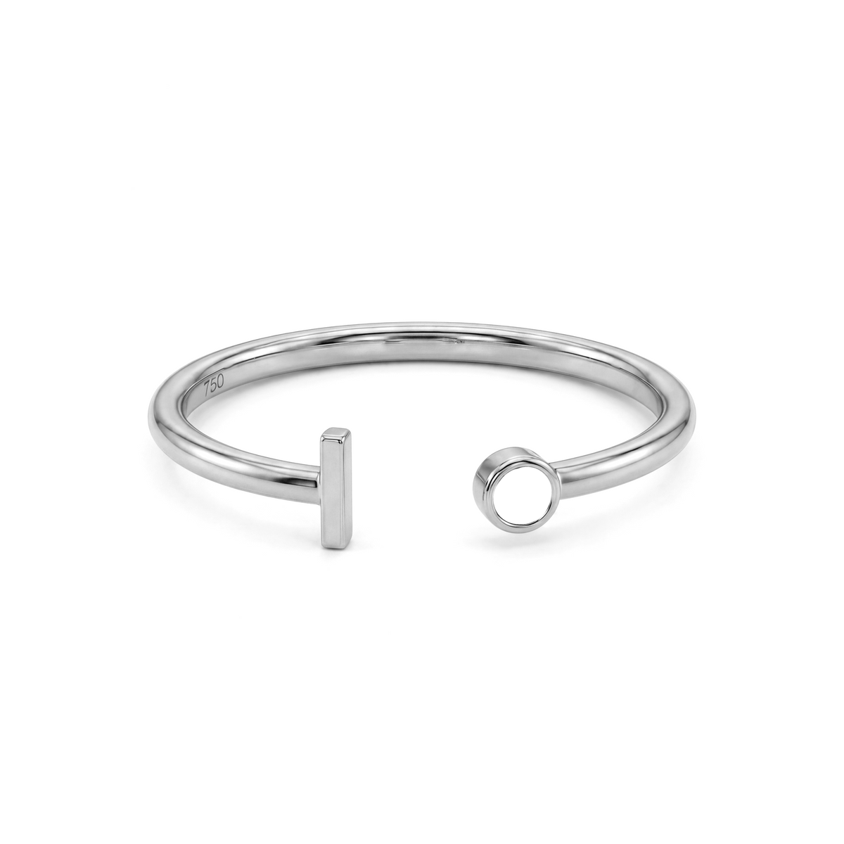 Adjustable Initial Birthstone Ring "Tove"