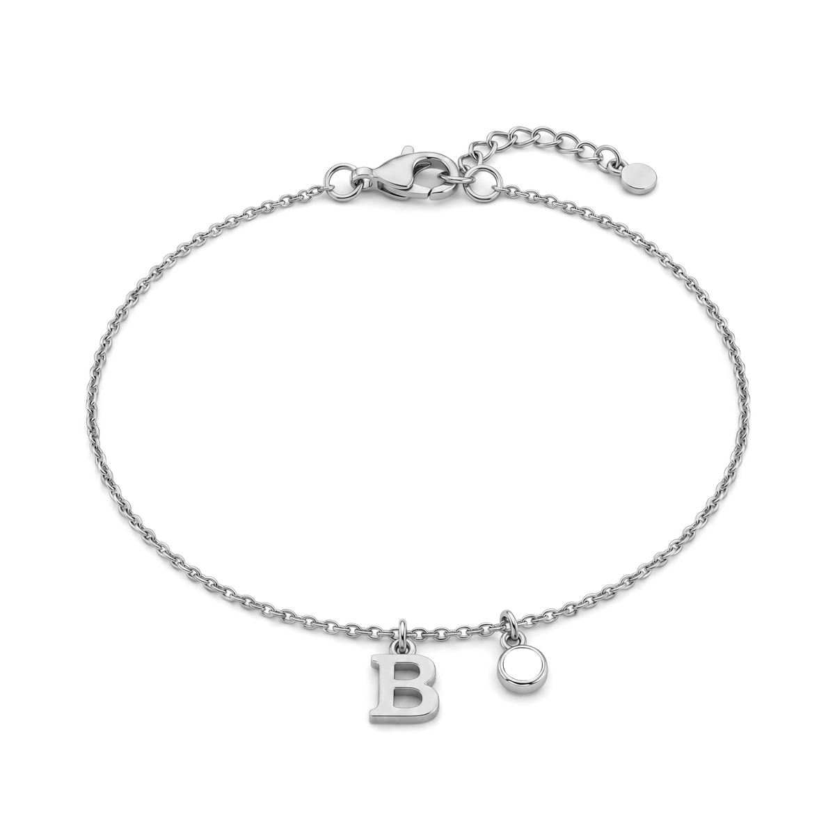 Initial Birthstone Bracelet "Eden"