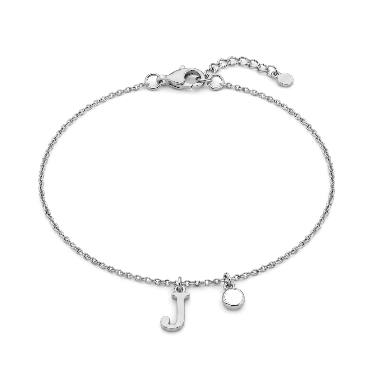 Initial Birthstone Bracelet "Eden"
