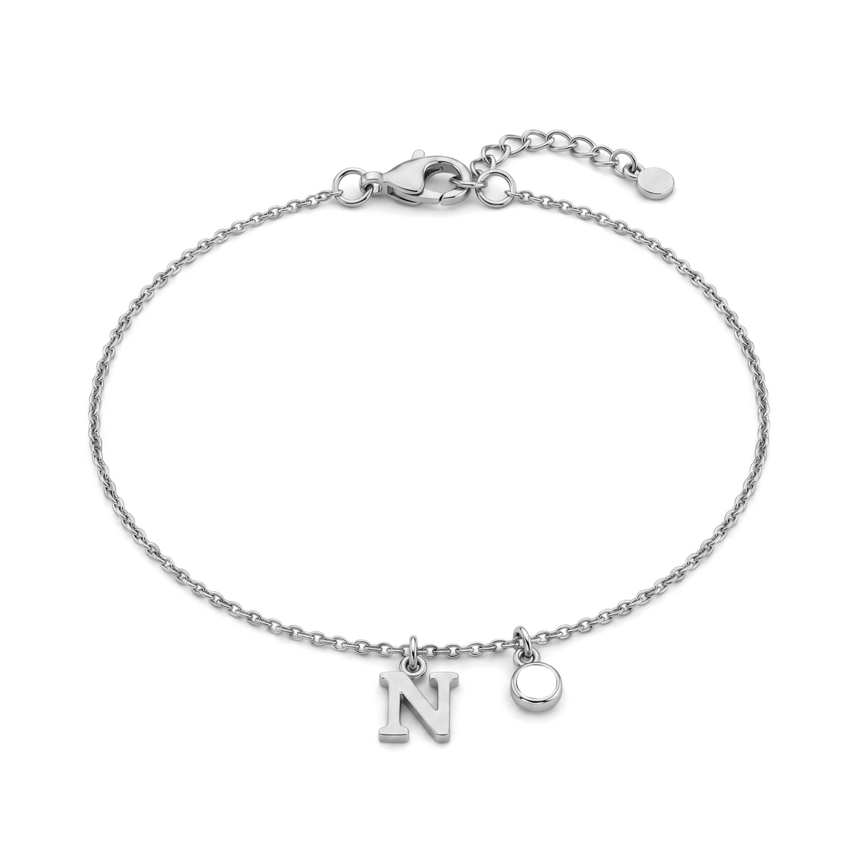 Initial Birthstone Bracelet "Eden"