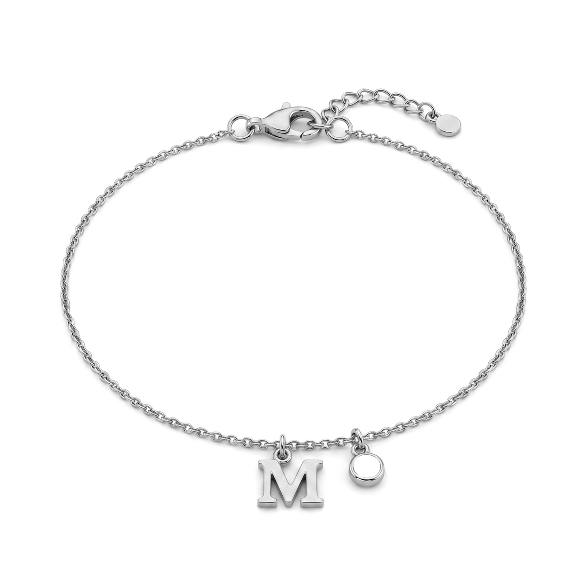 Initial Birthstone Bracelet "Eden"