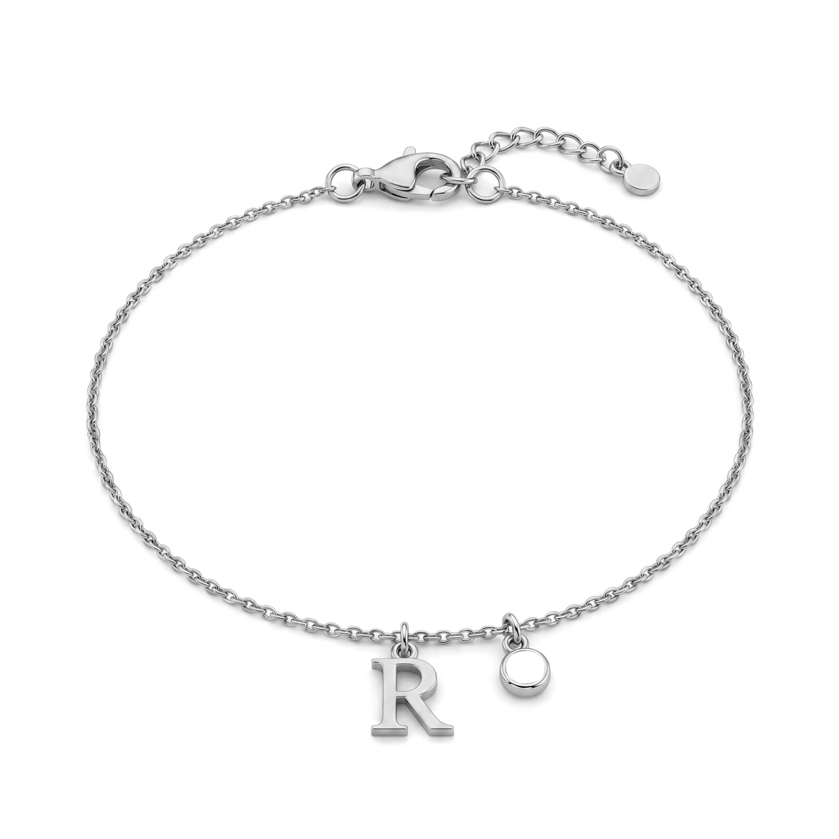 Initial Birthstone Bracelet "Eden"