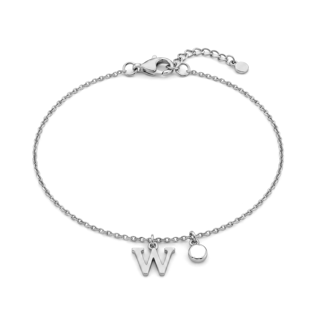 Initial Birthstone Bracelet "Eden"