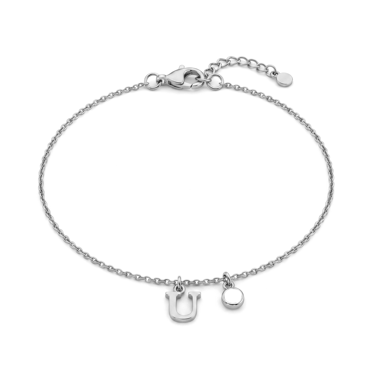 Initial Birthstone Bracelet "Eden"