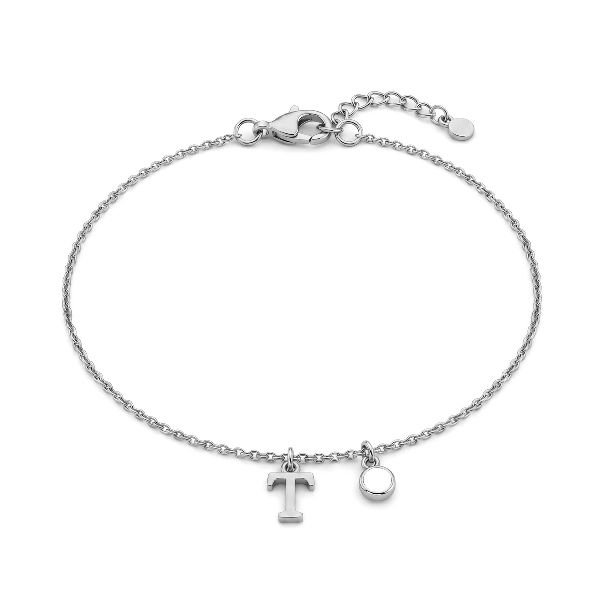 Initial Birthstone Bracelet "Eden"