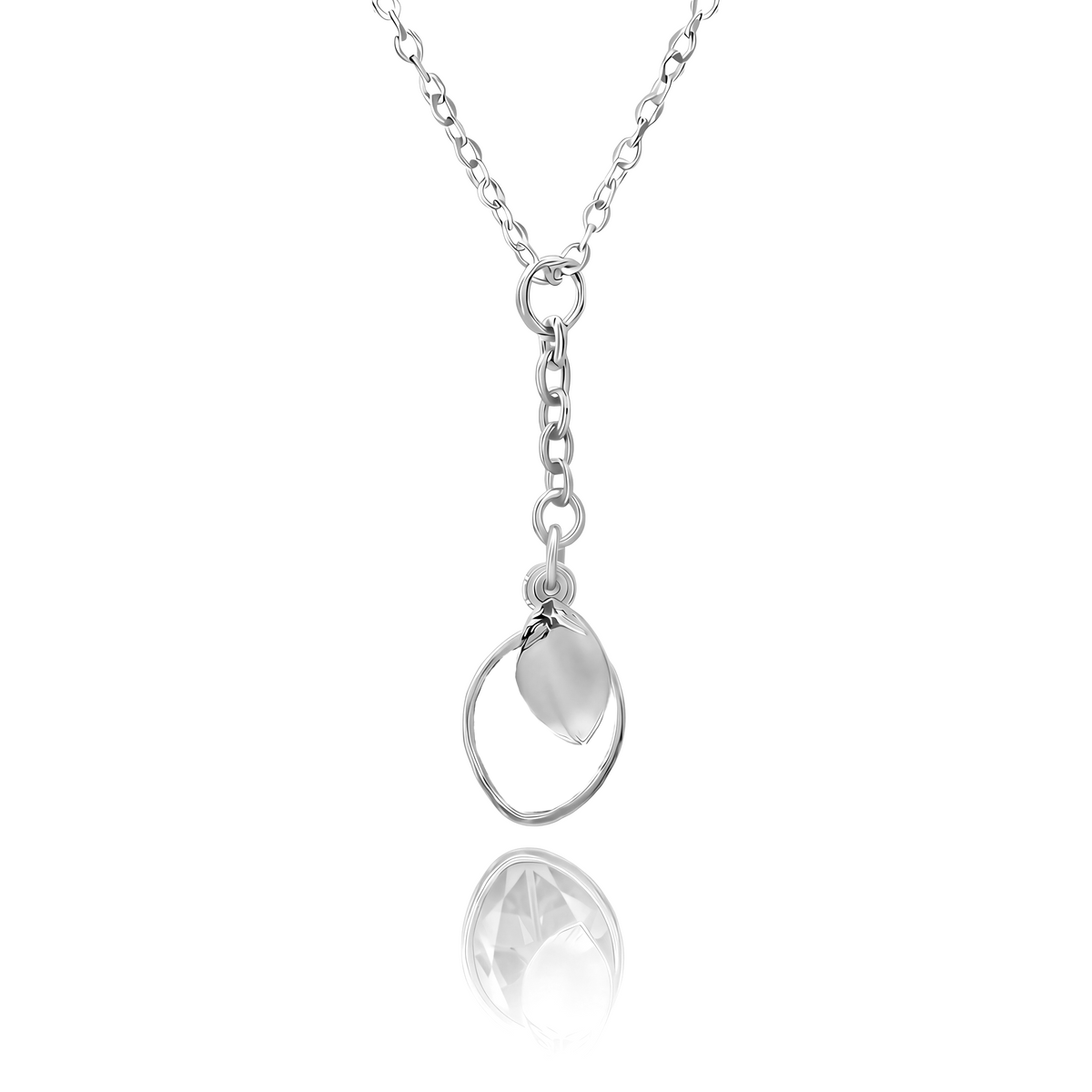 Initial Birthstone Necklace "Nova"