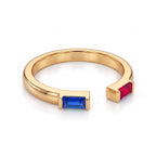 Adjustable BirthStone Ring "Ember"