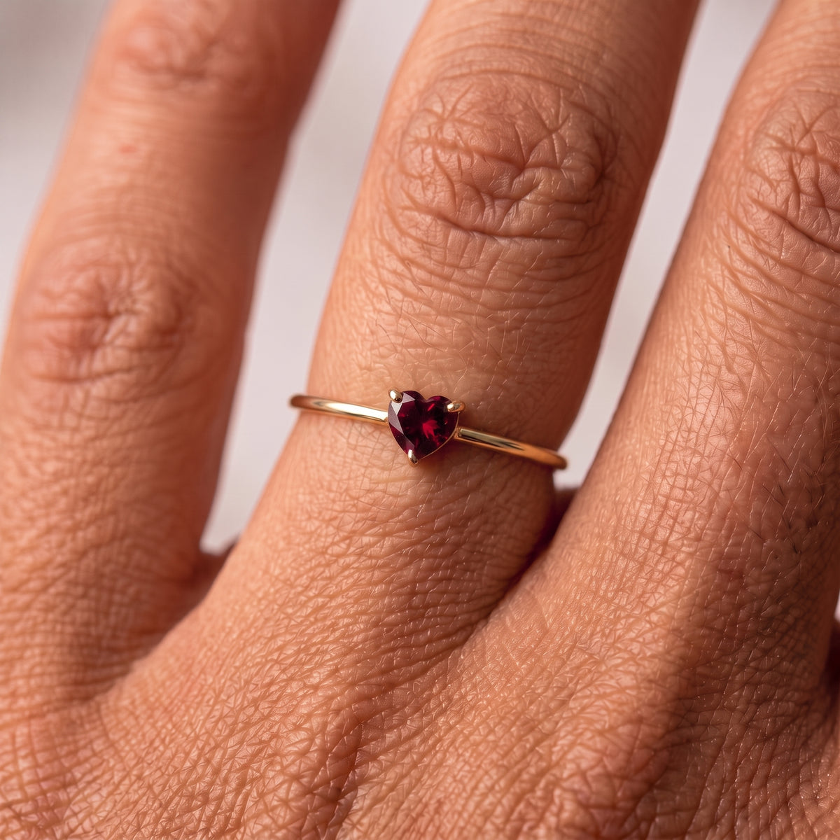Adjustable BirthStone Ring "Aria"