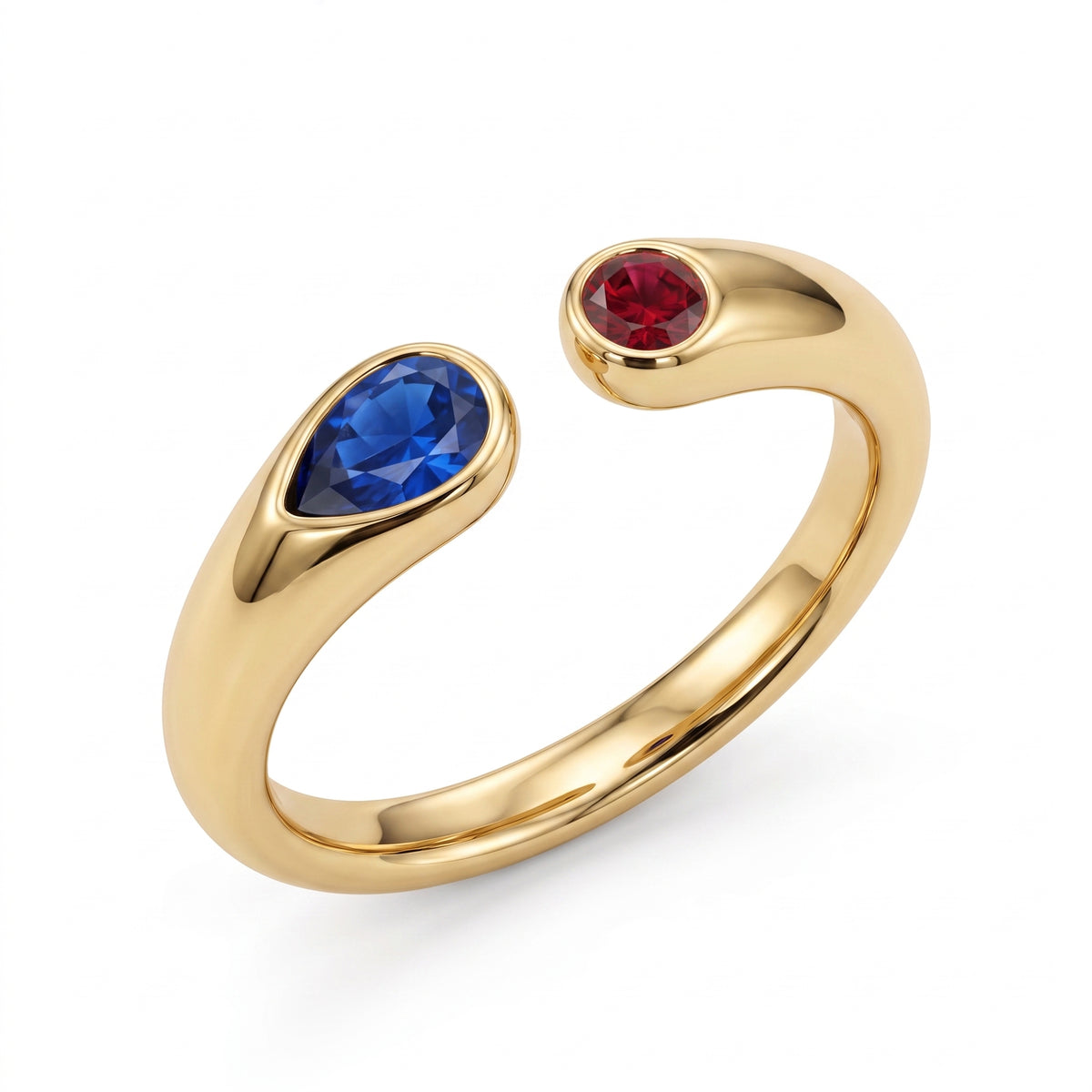 Adjustable BirthStone Ring "Iris"