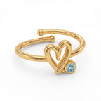 Adjustable BirthStone Ring "Mira"