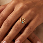 Adjustable BirthStone Ring "Mira"