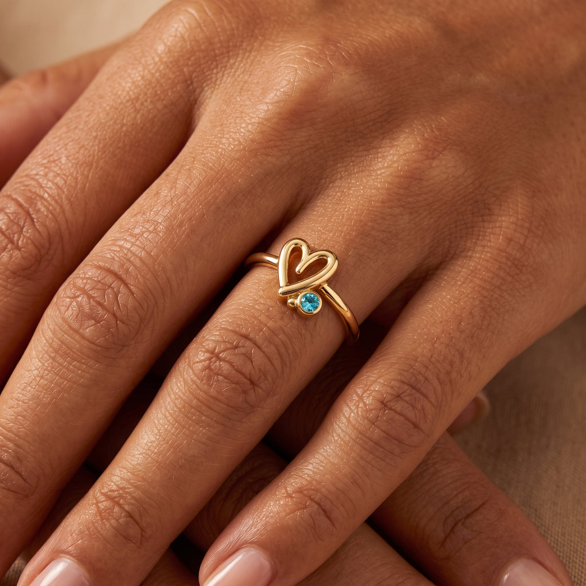 Adjustable BirthStone Ring "Mira"