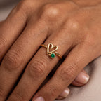 Adjustable BirthStone Ring "Mira"
