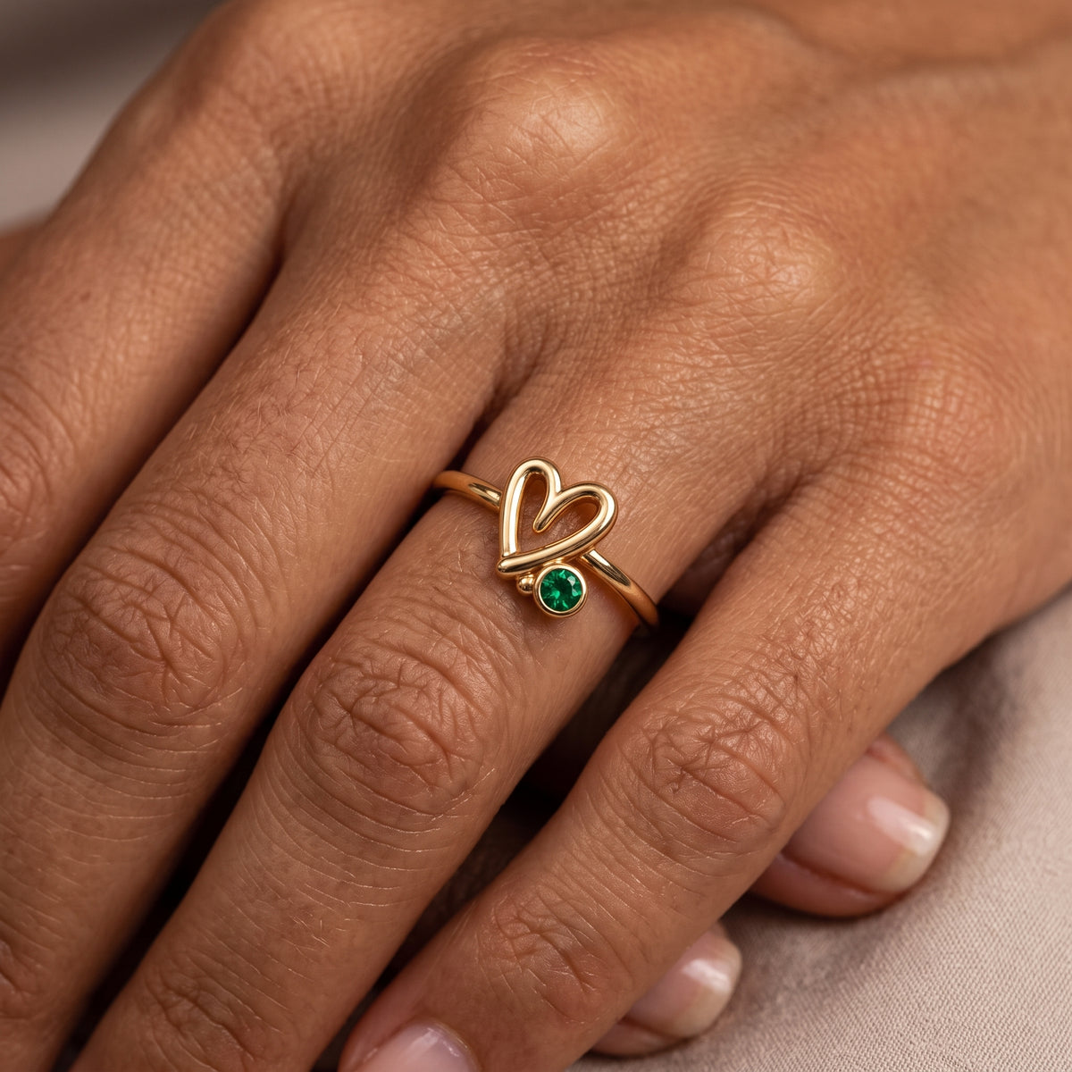 Adjustable BirthStone Ring "Mira"