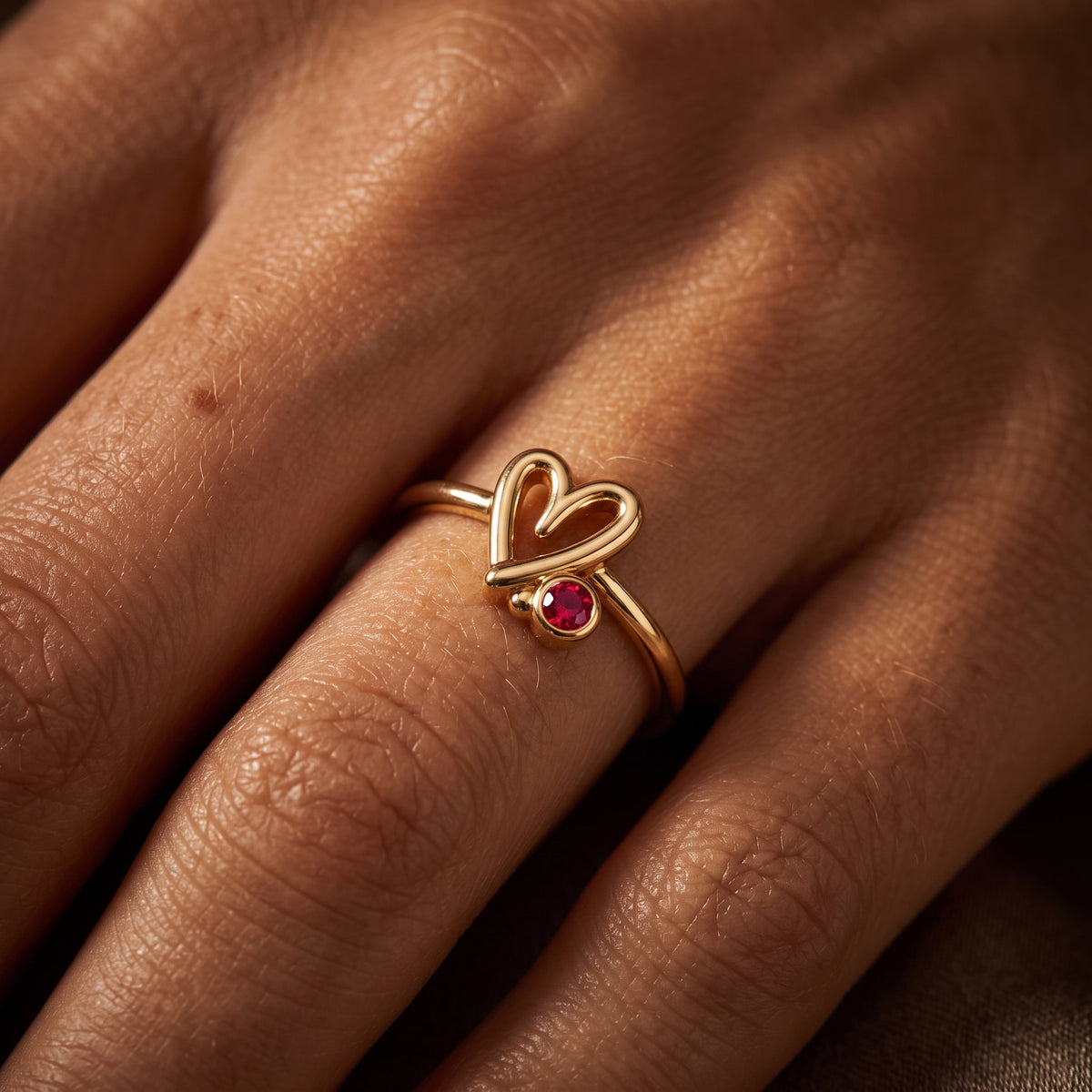 Adjustable BirthStone Ring "Mira"