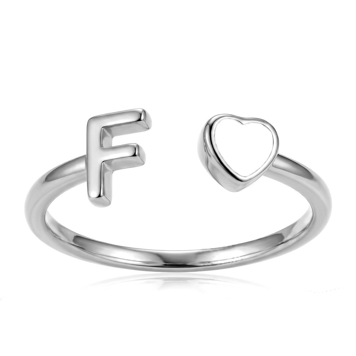 Adjustable Initial Birthstone Ring "Cleo"