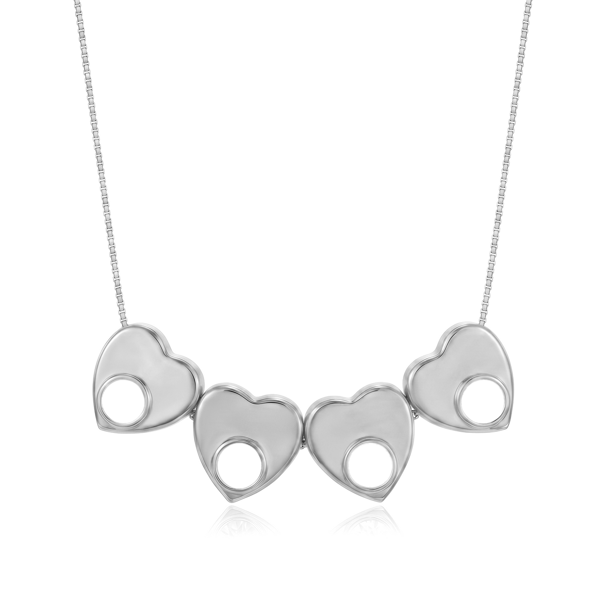 Initial Birthstone Necklace "Lila"
