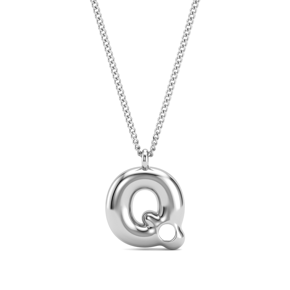 Initial Birthstone Necklace "Faye"