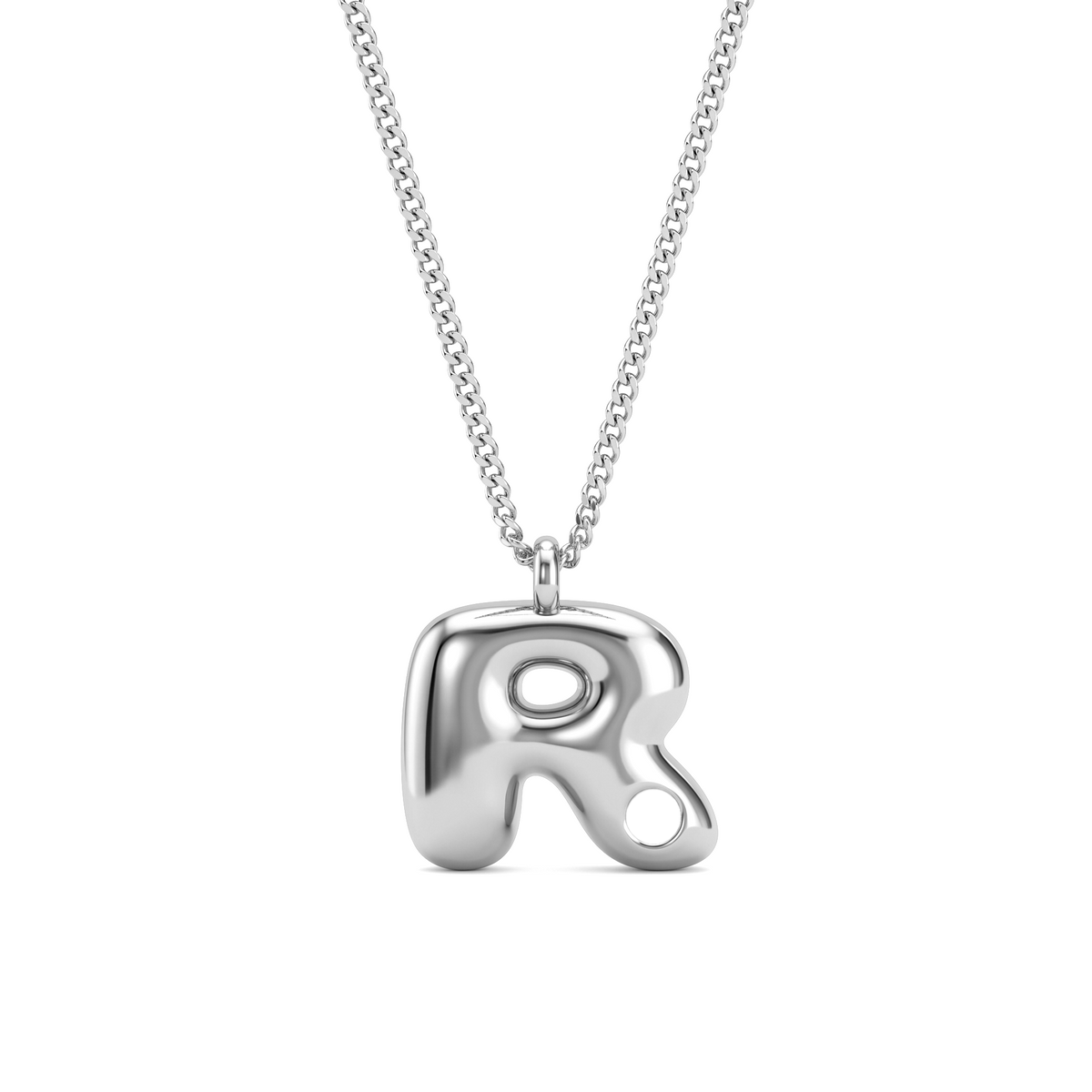 Initial Birthstone Necklace "Faye"
